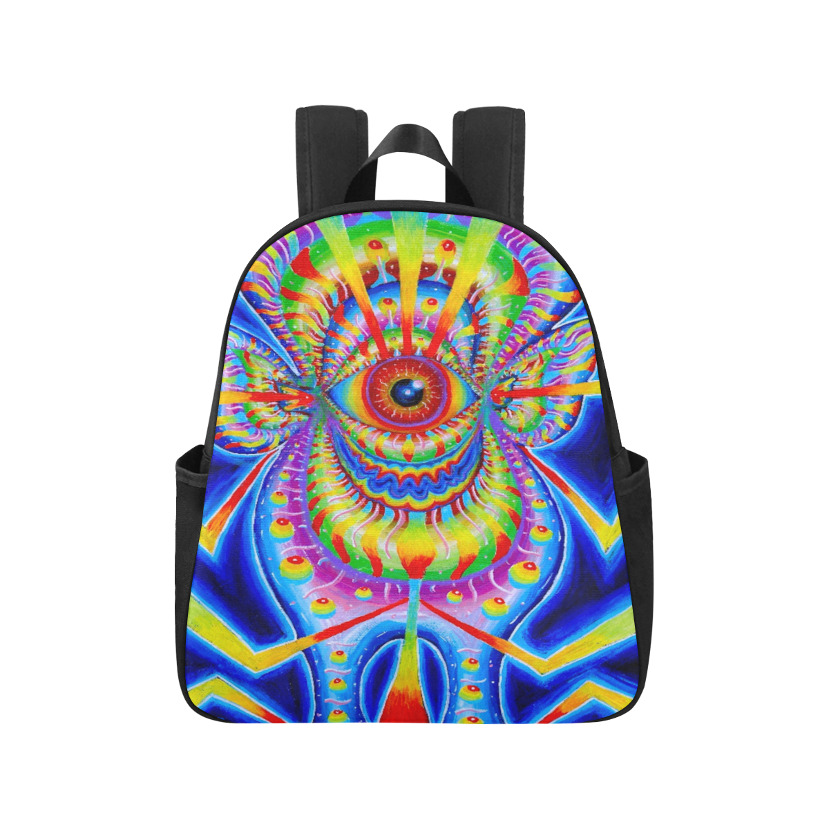 CHARGED UP Multi-Pocket Fabric Backpack (Model 1684)