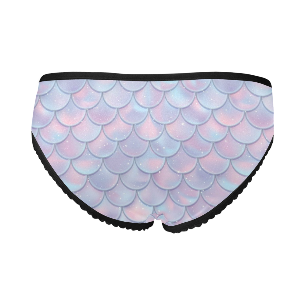 Mermaid Scales Women's All Over Print Girl Briefs (Model L14)