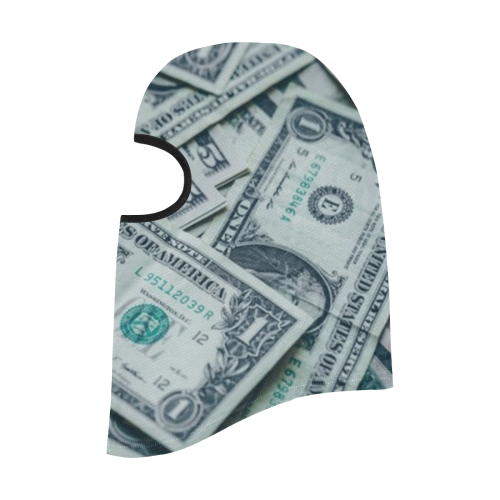 Motorcycle Face Mask Money All Over Print Balaclava