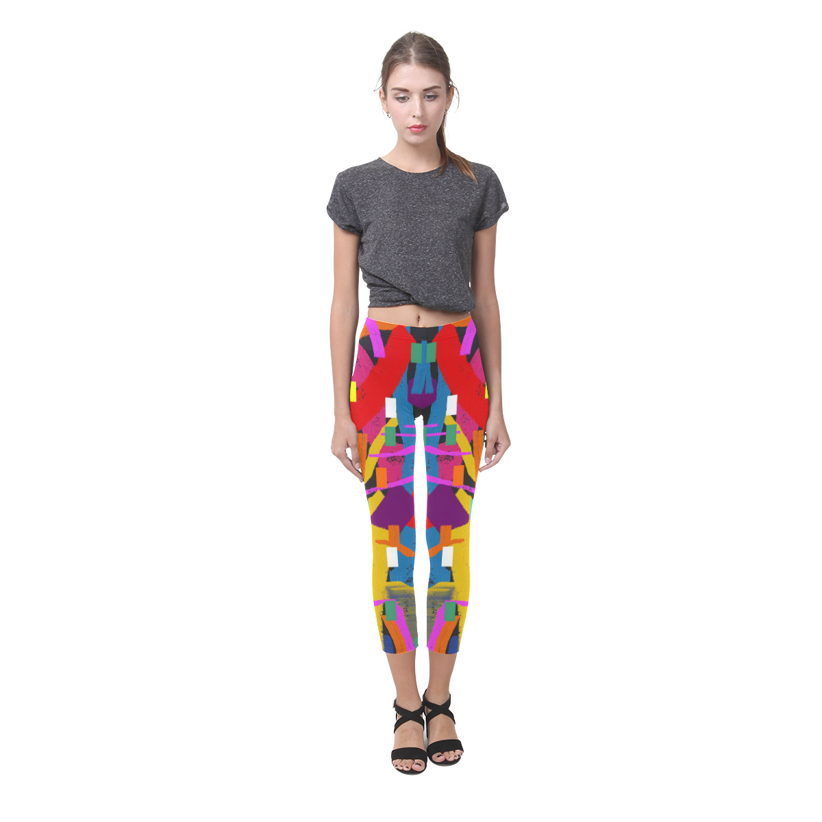 CONFETTI NIGHTS 2 Capri Legging (Model L02)