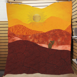 In The Desert Quilt 70"x80"