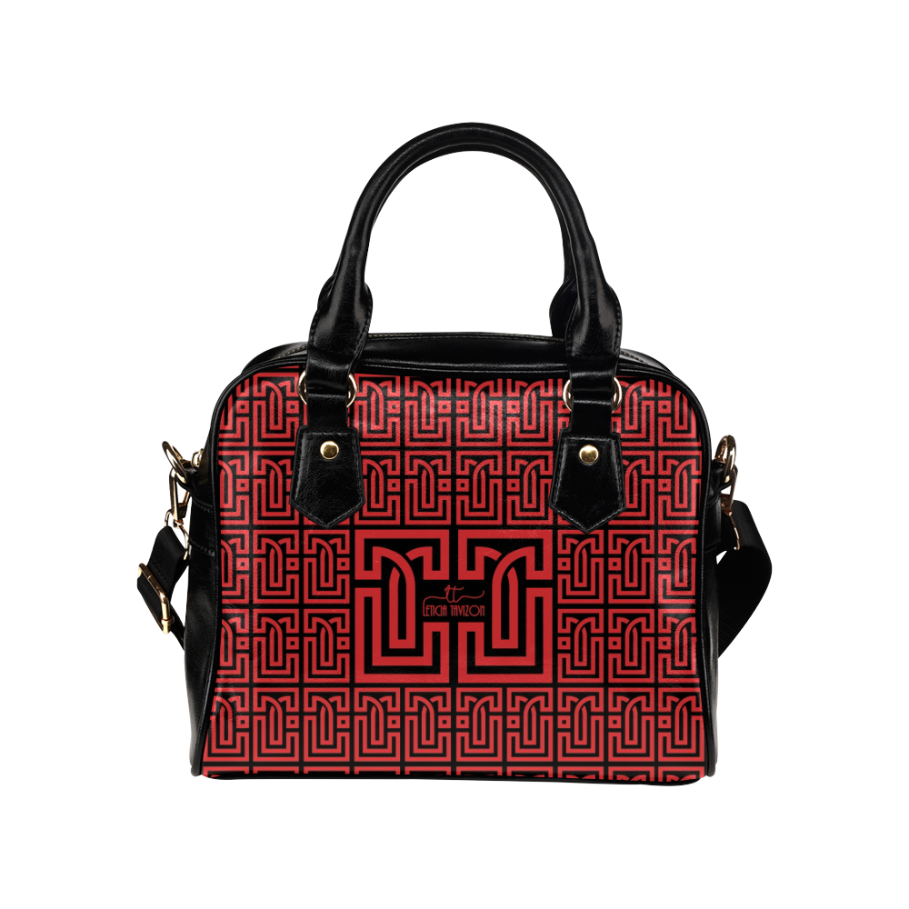 Leticia Tavizon Red Shoulder Handbag (Model 1634)
