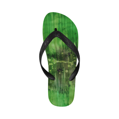 rip green Flip Flops for Men/Women (Model 040)