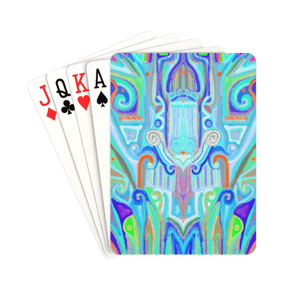 cover 7 Playing Cards 2.5"x3.5"
