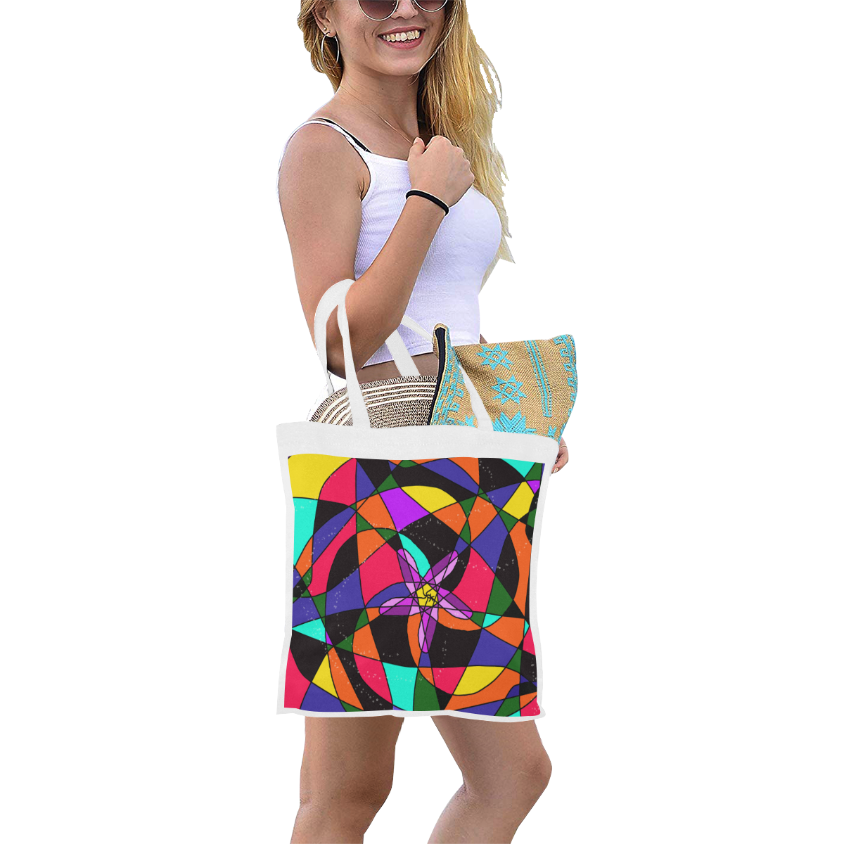 Abstract Design S 2020 Canvas Tote Bag/Small (Model 1700)