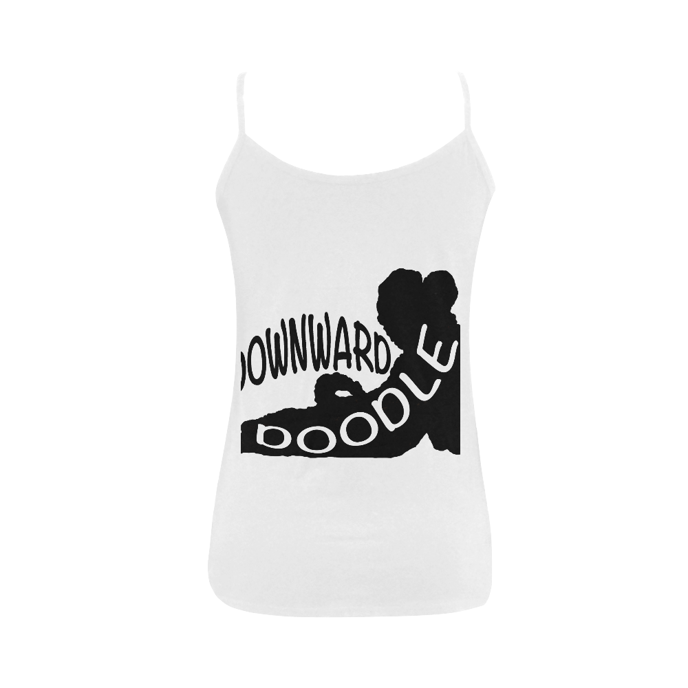 Downward Doodle Women's Spaghetti Top (USA Size) (Model T34)