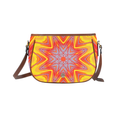 Star Mandala Saddle Bag/Small (Model 1649) Full Customization