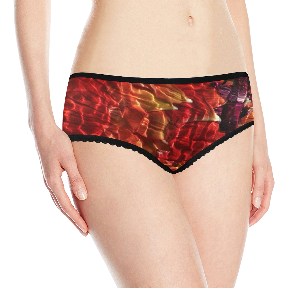Muscled Petals Women's All Over Print Classic Briefs (Model L13)