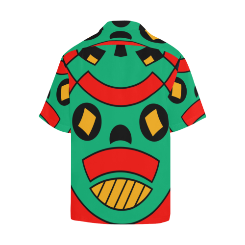 African Scary Tribal Hawaiian Shirt (Model T58)