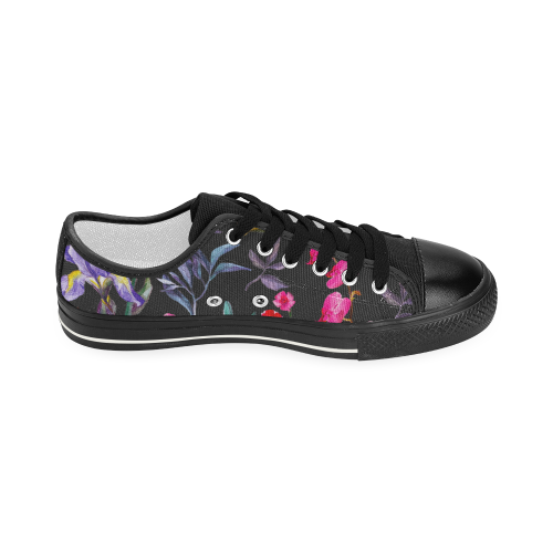 multi floral Women's Classic Canvas Shoes (Model 018)