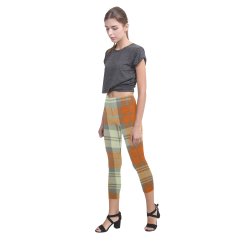 TARTAN PATTERN 54 Capri Legging (Model L02)