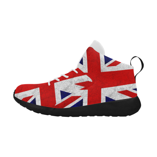 United Kingdom Union Jack Flag - Grunge 2 Men's Chukka Training Shoes (Model 57502)