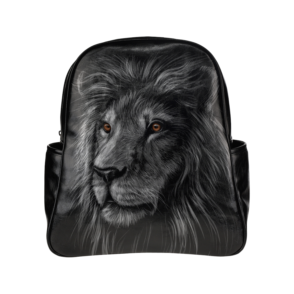 Lion Multi-Pockets Backpack (Model 1636)
