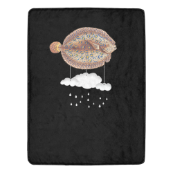 The Cloud Fish Surreal Ultra-Soft Micro Fleece Blanket 60"x80"