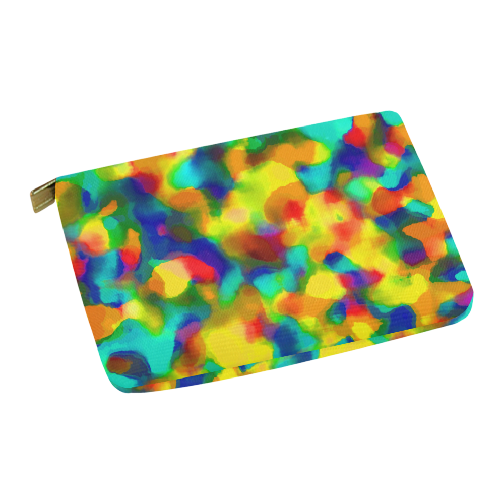 Colorful watercolors texture Carry-All Pouch 12.5''x8.5''