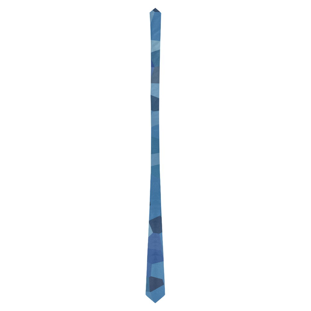 Blue Crystalize Classic Necktie (Two Sides)