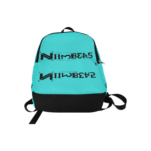 NUMBERS COLLECTION TEAL Fabric Backpack for Adult (Model 1659)
