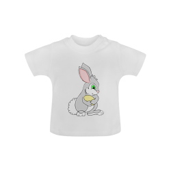 Easter Bunny White Baby Classic T-Shirt (Model T30)