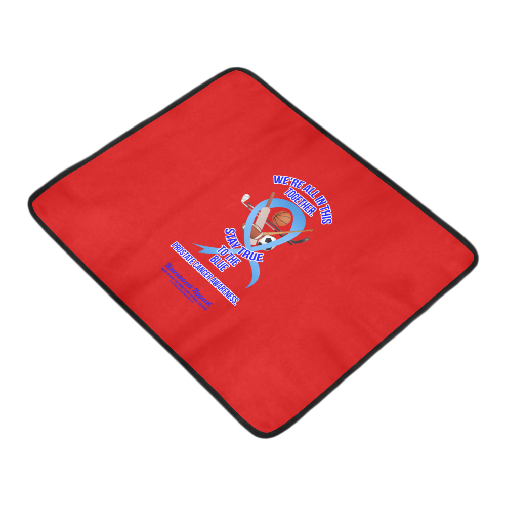 Prostate-Cancer Awareness Beach Mat 78"x 60"