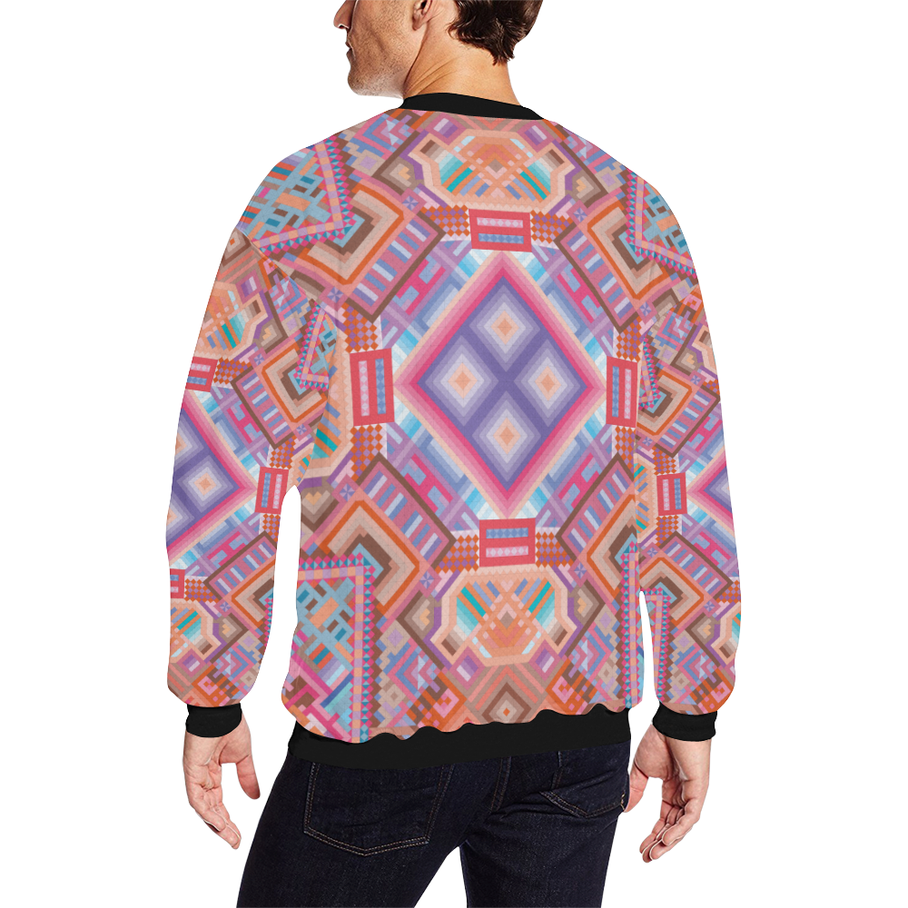 Researcher All Over Print Crewneck Sweatshirt for Men (Model H18)