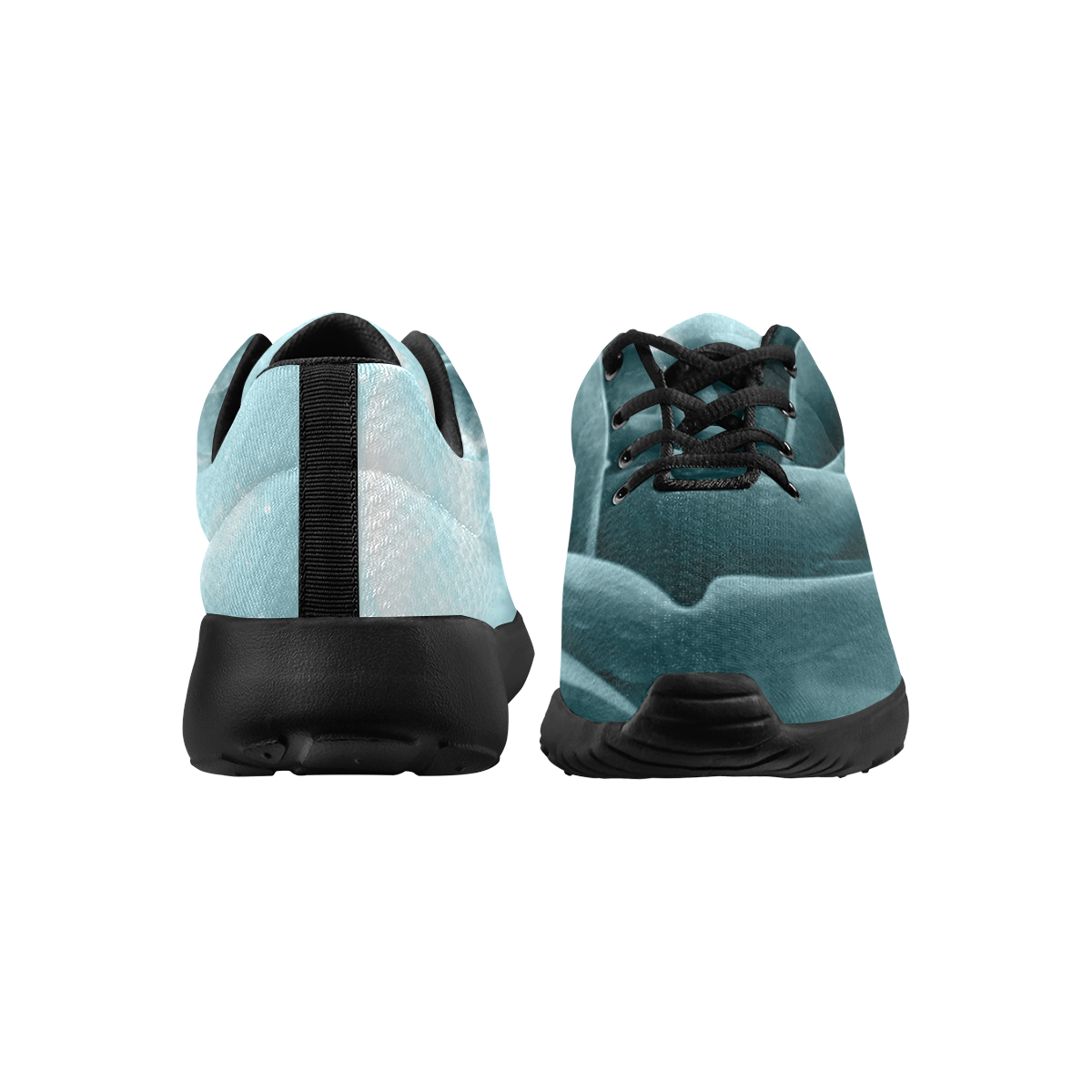 The blue rose Men's Athletic Shoes (Model 0200)