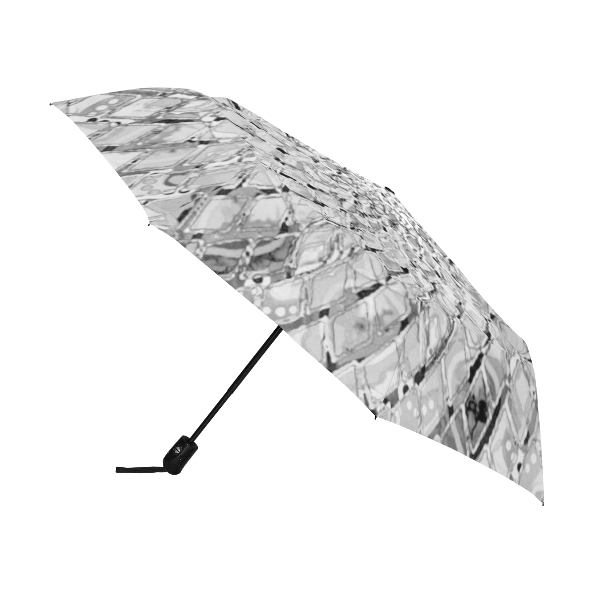 acqua- gray white Anti-UV Auto-Foldable Umbrella (U09)