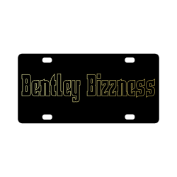 bentley bizzness Classic License Plate