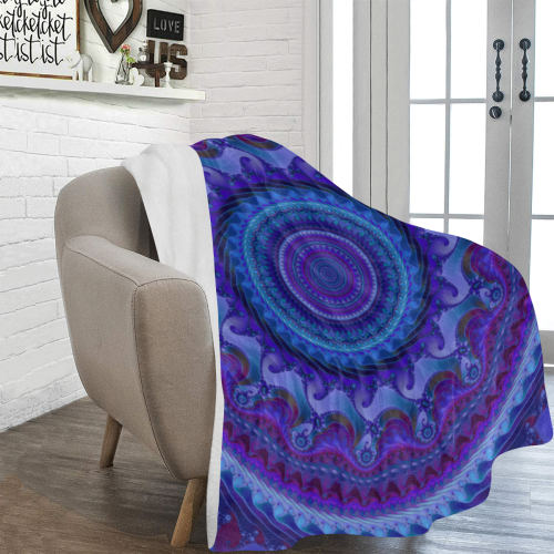 MANDALA PASSION OF LOVE Ultra-Soft Micro Fleece Blanket 60"x80"