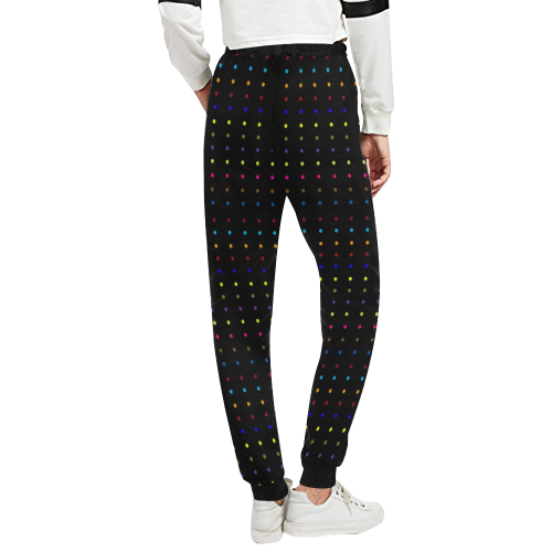 Dots & Colors Modern, Colorful pattern design Unisex All Over Print Sweatpants (Model L11)