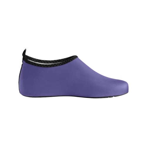 color dark slate blue Men's Slip-On Water Shoes (Model 056)