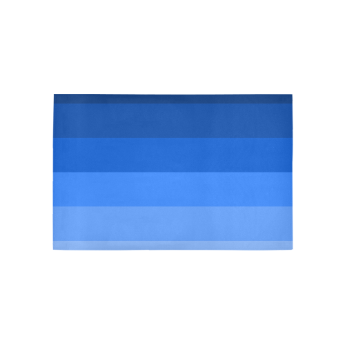 Blue stripes Area Rug 5'x3'3''