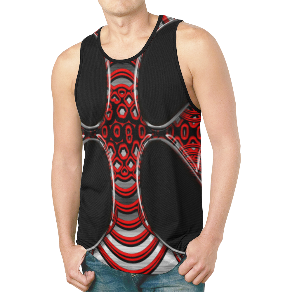 abstract_5500_2019_RBW_96h New All Over Print Tank Top for Men (Model T46)