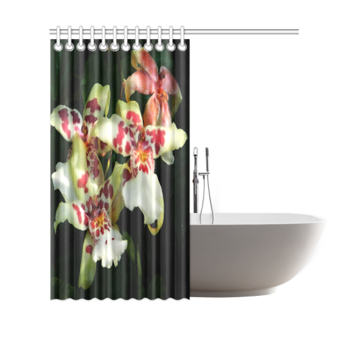 spotted orchids Shower Curtain 69"x70"