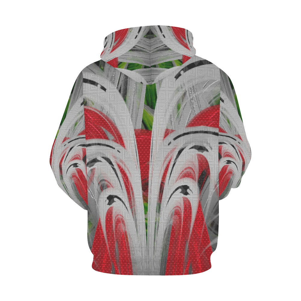 COLORvIBE FLOWER All Over Print Hoodie for Men (USA Size) (Model H13)