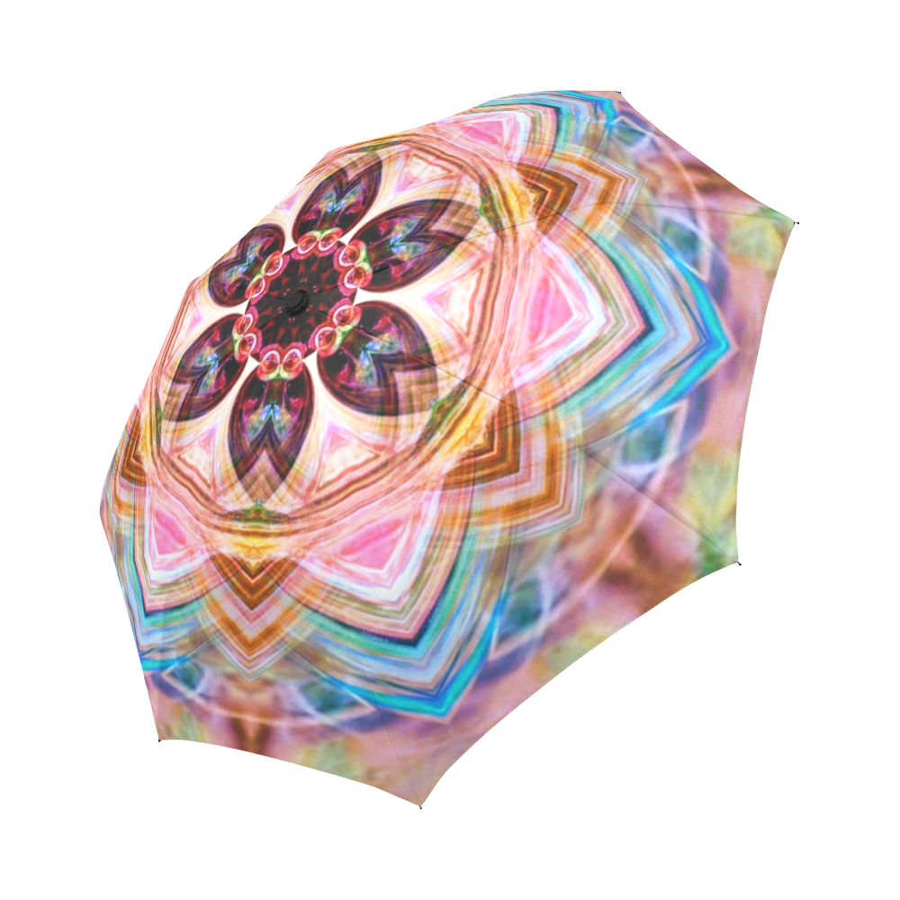 Pink, etc Mandala Auto-Foldable Umbrella (Model U04)