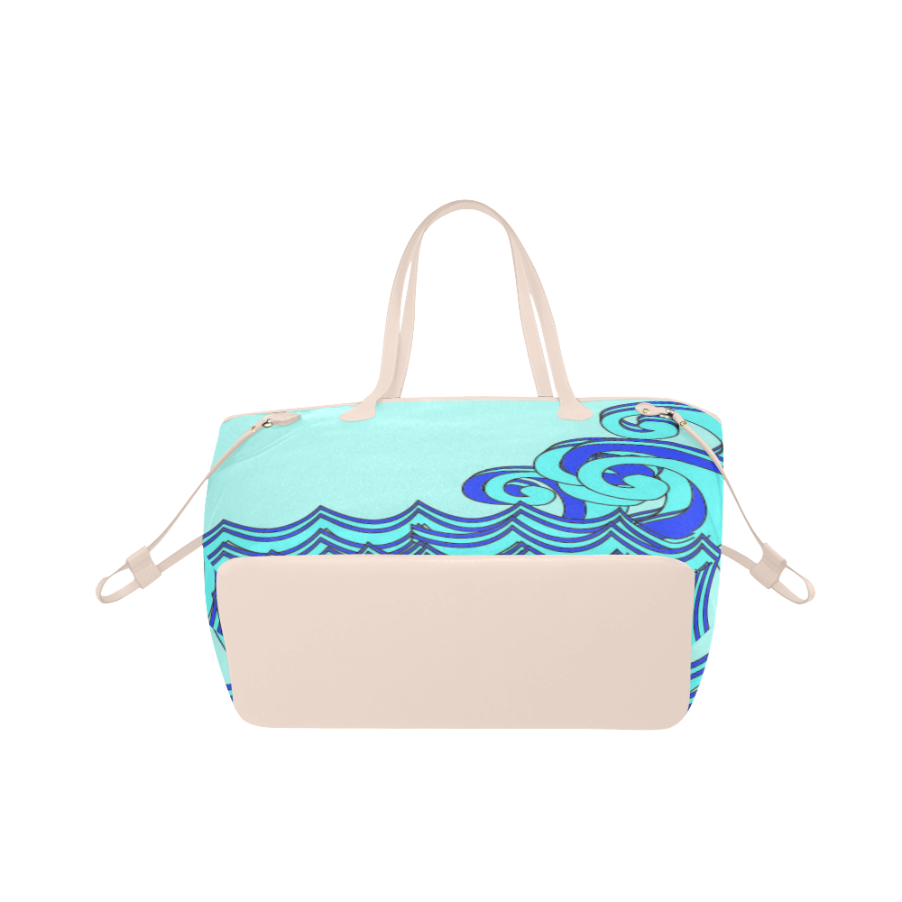 wavesformebag Clover Canvas Tote Bag (Model 1661)