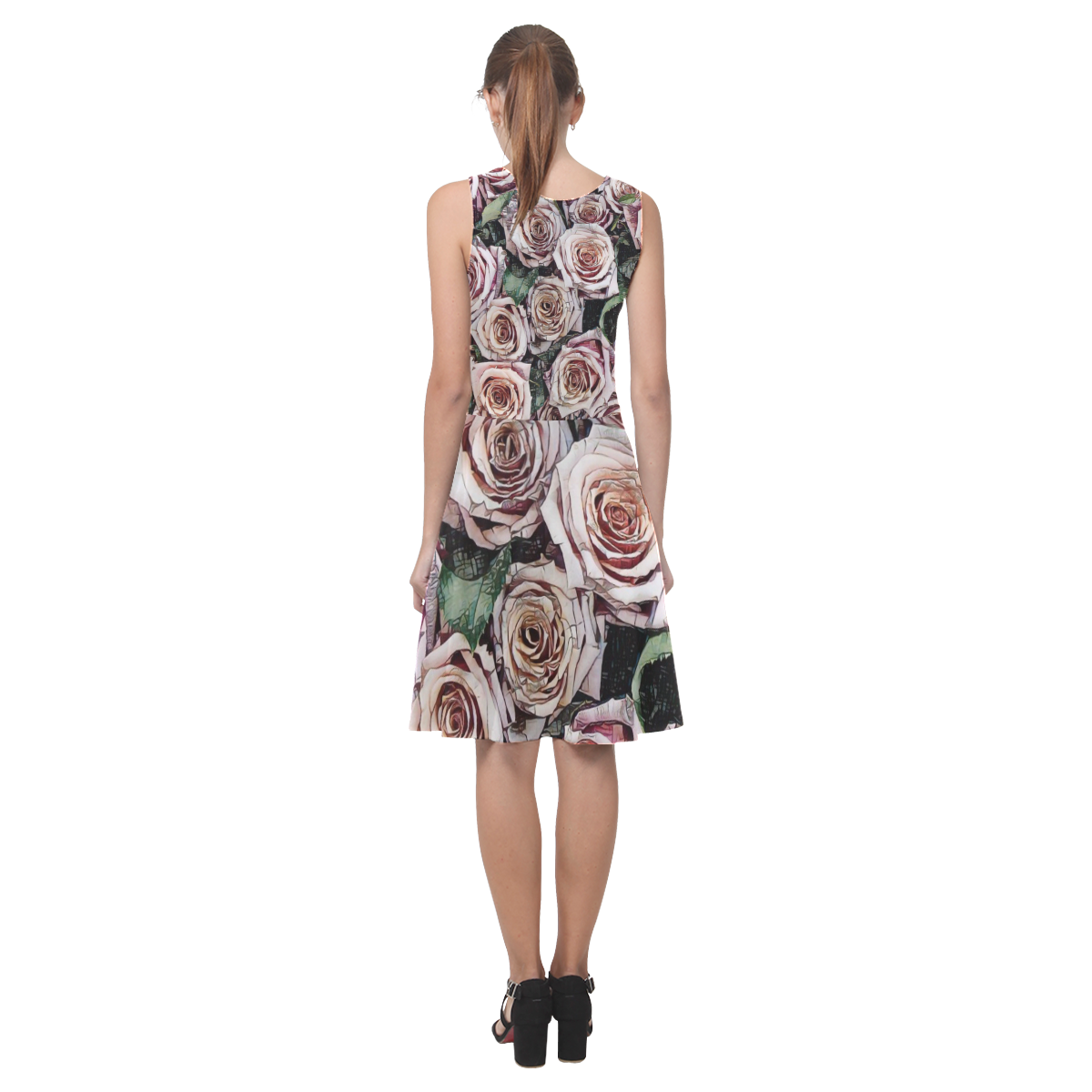 Impression Floral 9196 by JamColors Atalanta Casual Sundress(Model D04)