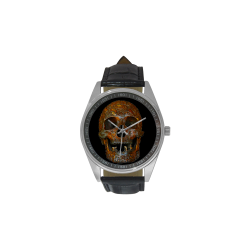 Hell's Knight Men's Casual Leather Strap Watch(Model 211)