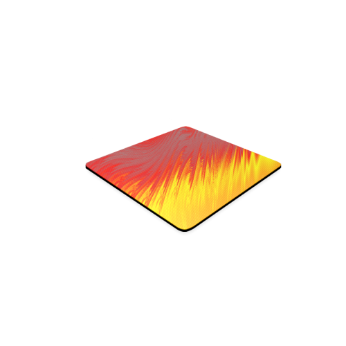 Flames Abstract Square Coaster