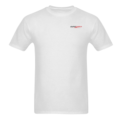 Supashock White Men's T-Shirt in USA Size (Two Sides Printing)