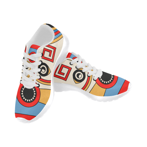 Aztec Religion Tribal Women's Running Shoes/Large Size (Model 020)