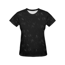 My Pets Hair All Over Print T-Shirt for Women (USA Size) (Model T40)
