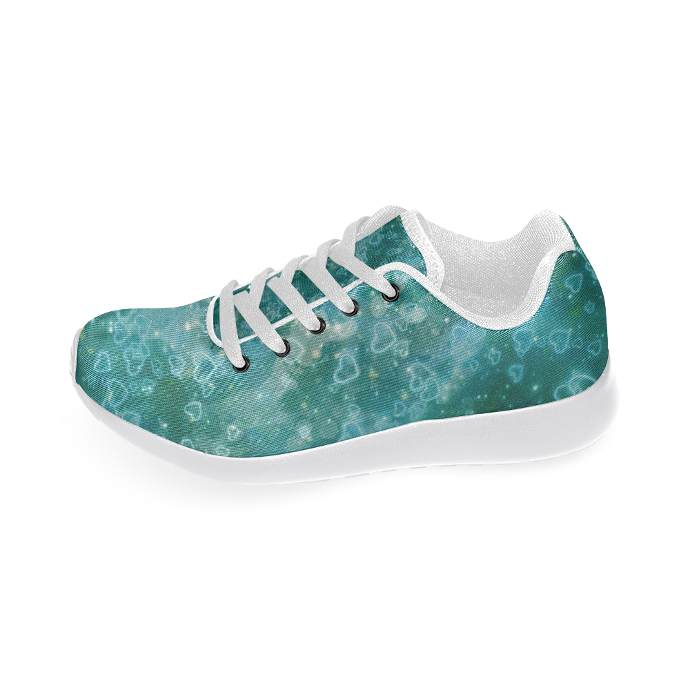 Sparkling glowing hearts E by JamColors Women’s Running Shoes (Model 020)