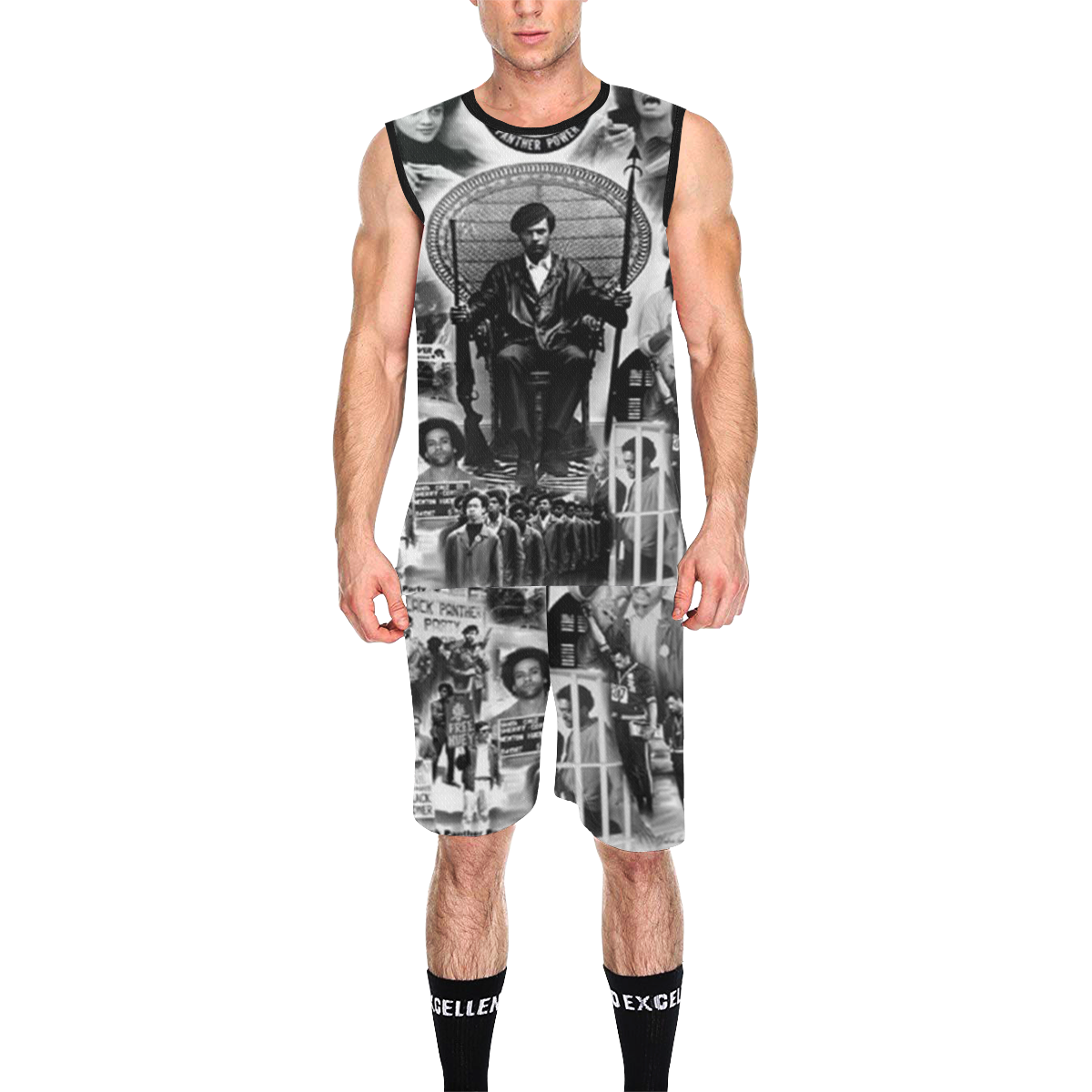 BLACK PANTHER PARTY All Over Print Basketball Uniform
