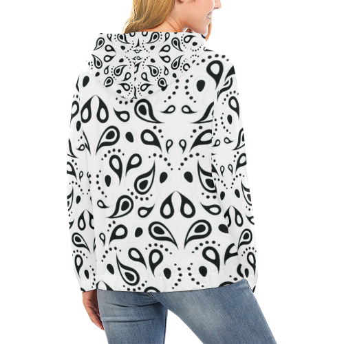36sw All Over Print Hoodie for Women (USA Size) (Model H13)