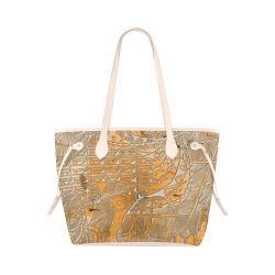 Colorful Lace 3 Clover Canvas Tote Bag (Model 1661)