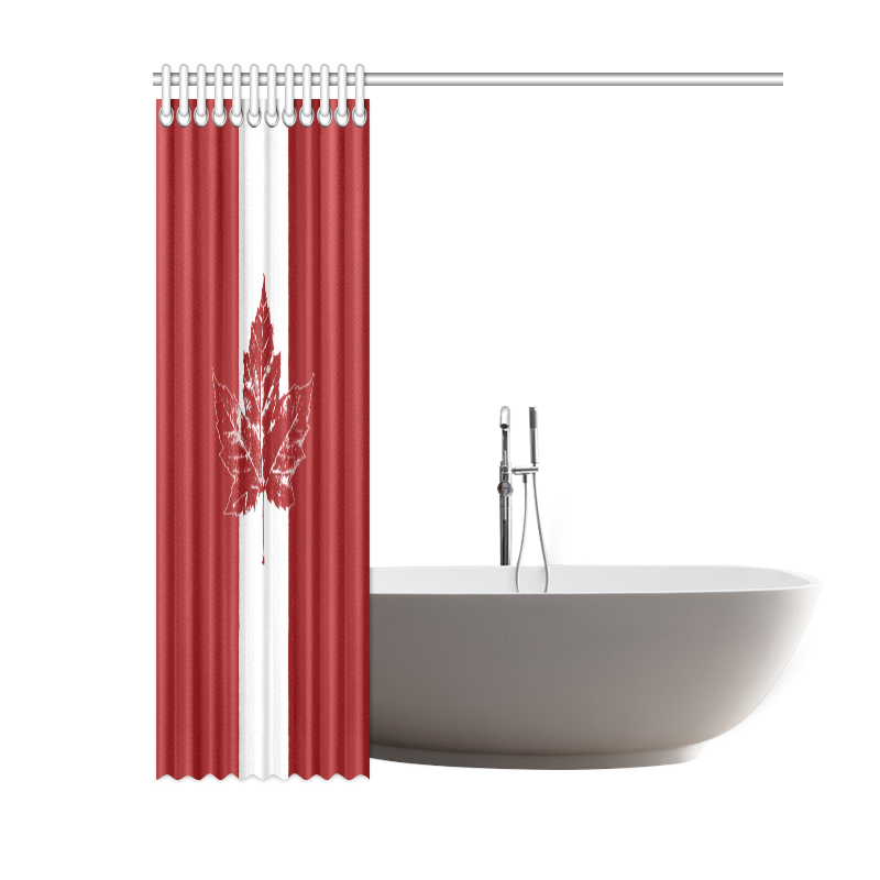 Cool Canada Flag Shower Curtain 60"x72"