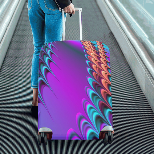 Gorgeous Fractal For You 16A by JamColors Luggage Cover/Large 26"-28"