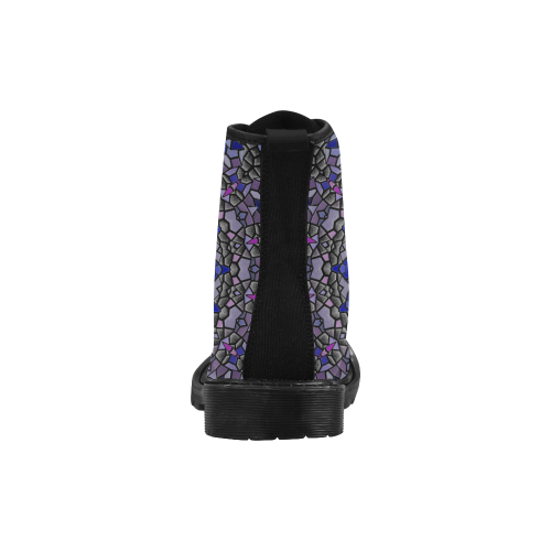 Lavender mosaic AA Martin Boots for Women (Black) (Model 1203H)