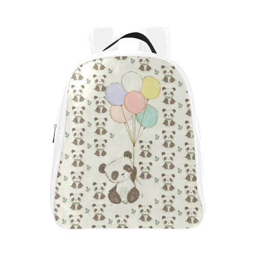 Balloon Panda School Backpack (Model 1601)(Small)